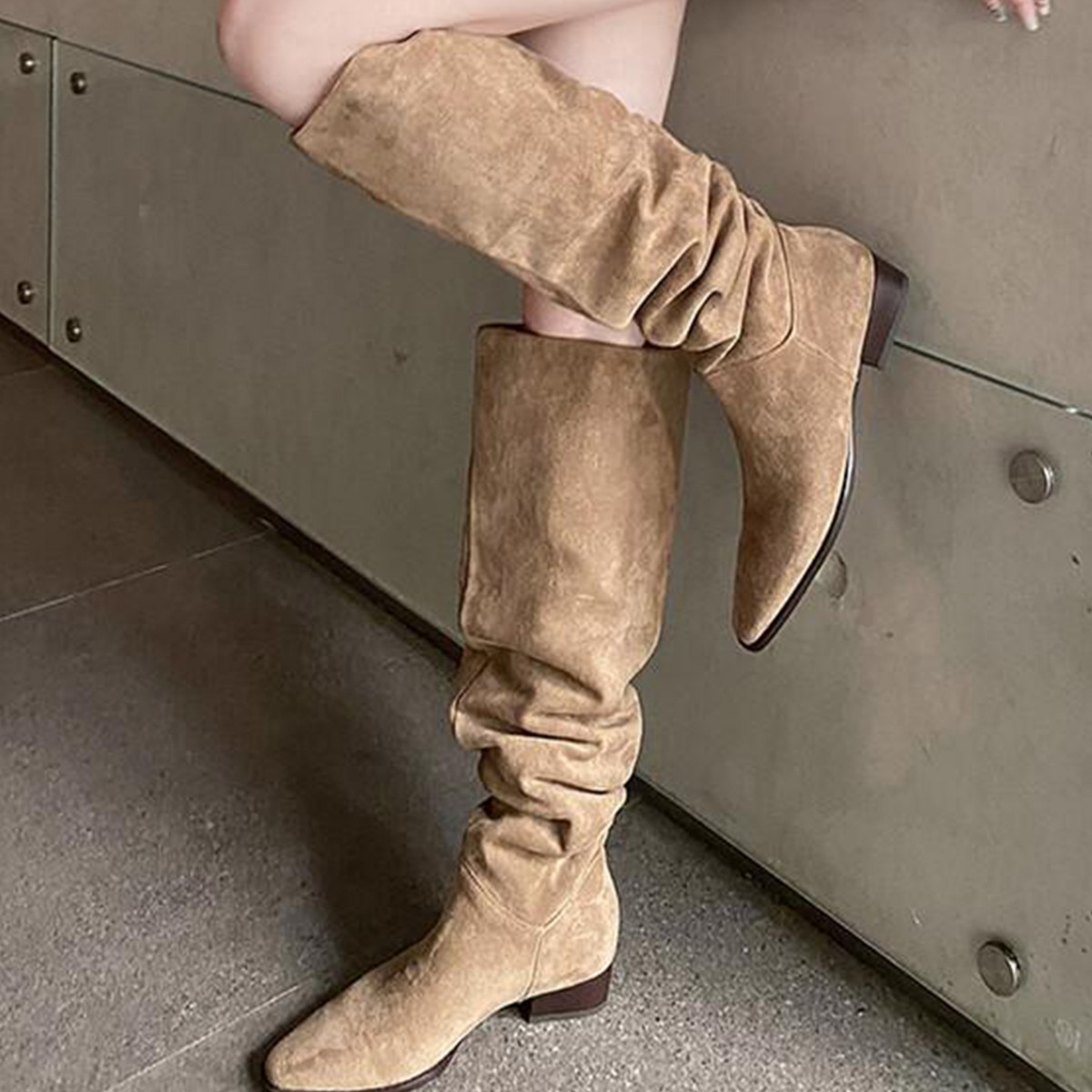 Knee High Sock Women - Stivali alti da donna 2026 Primavera