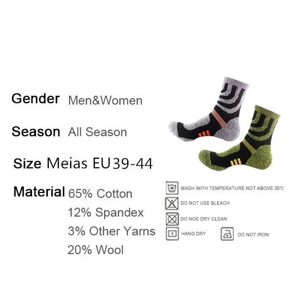 Calze invernali da uomo, calde - Wool Hiking Sock recensione e prezzo